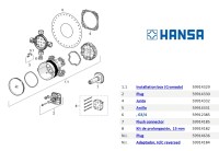 RECAMBIOS CUERPO EMPOTRADO BLUEBOX HANSA